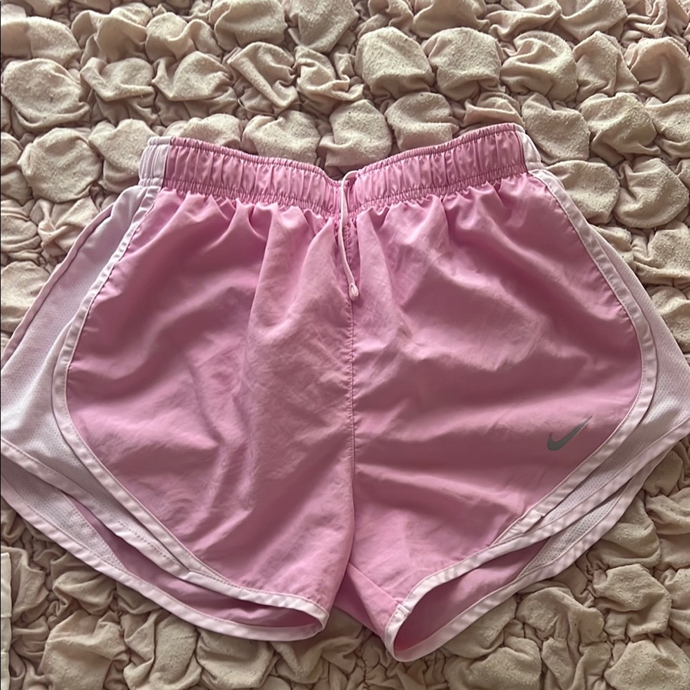 Nike Pink Athletic Shorts Lightweight Moisture-Wicking